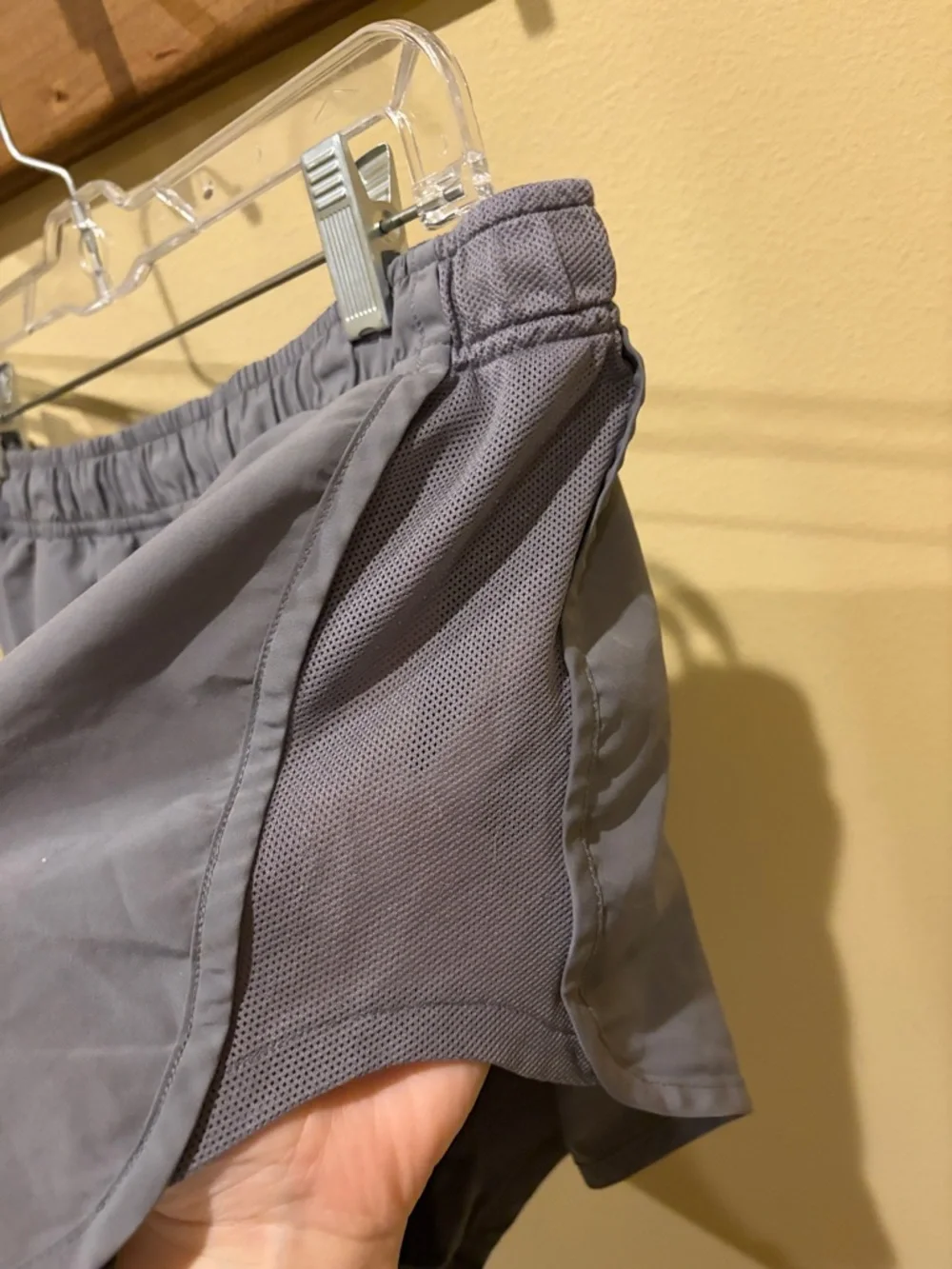 Nike Women's Gray Athletic Running Shorts - Picture 4 of 4